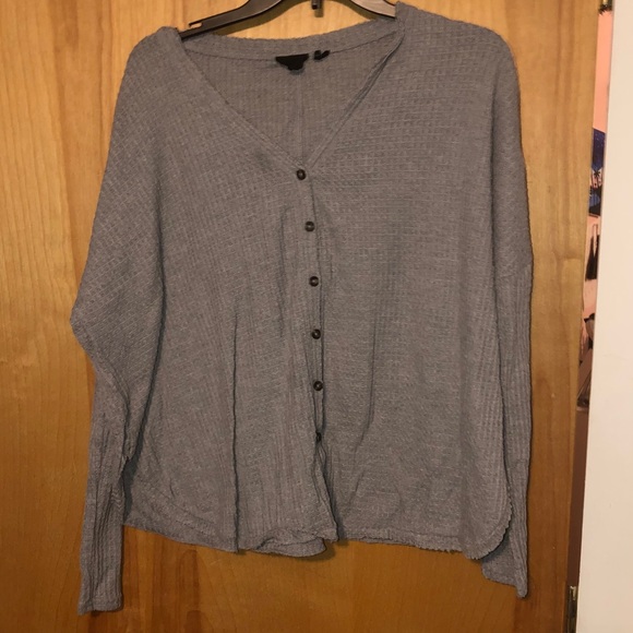 Out from Under Jojo Waffle Thermal Top UO - Picture 3 of 5